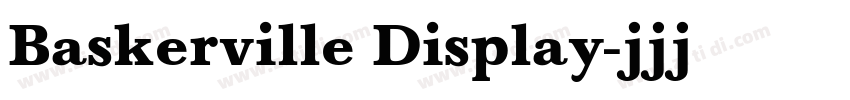 Baskerville Display字体转换